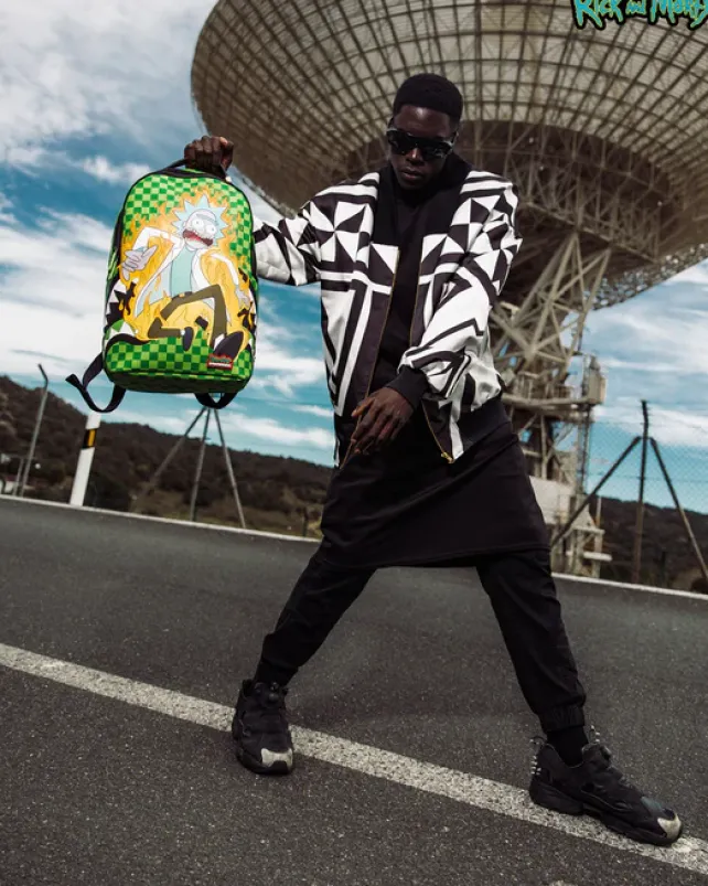 BACKPACKS>SPRAYGROUND RICK u0026 MORTY INTO THE FURY BACKPACK (DLXV)