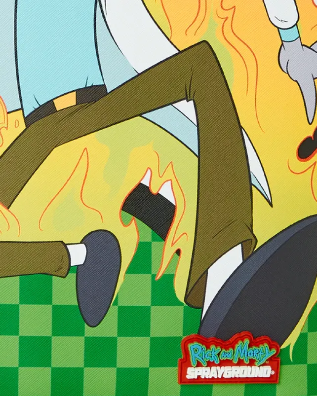 BACKPACKS>SPRAYGROUND RICK u0026 MORTY INTO THE FURY BACKPACK (DLXV)