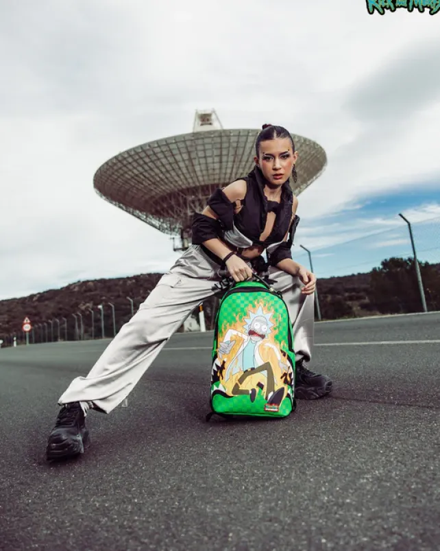 BACKPACKS>SPRAYGROUND RICK u0026 MORTY INTO THE FURY BACKPACK (DLXV)