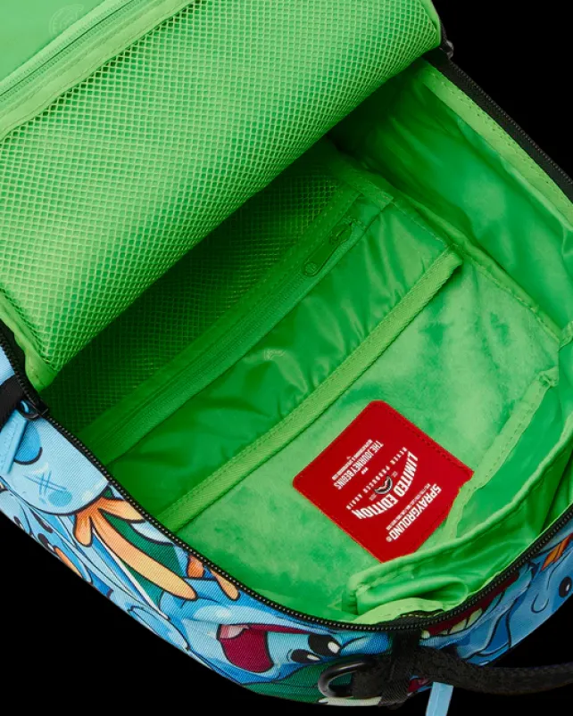 BACKPACKS>SPRAYGROUND RICK u0026 MORTY MESEEKS CRAMMED BACKPACK (DLXR)