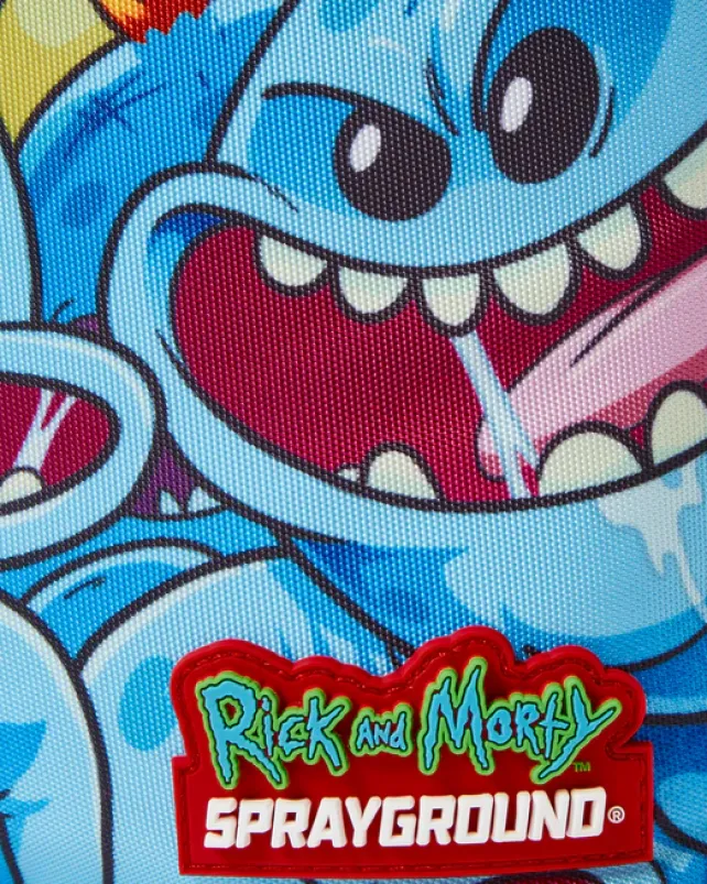 BACKPACKS>SPRAYGROUND RICK u0026 MORTY MESEEKS CRAMMED BACKPACK (DLXR)