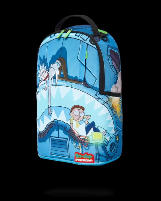 BACKPACKS>SPRAYGROUND RICK u0026 MORTY NAPSACK BACKPACK (DLXR)