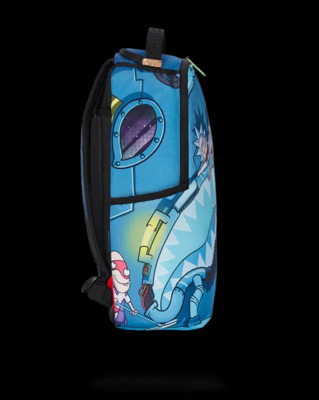 BACKPACKS>SPRAYGROUND RICK u0026 MORTY NAPSACK BACKPACK (DLXR)