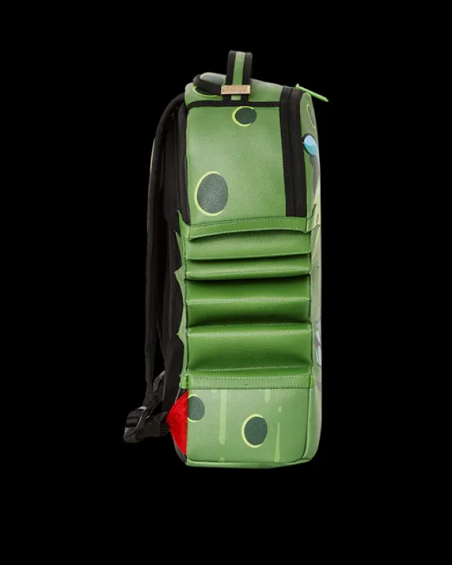 BACKPACKS>SPRAYGROUND RICK u0026 MORTY PICKLE SHARKBITE BACKPACK (DLXV)