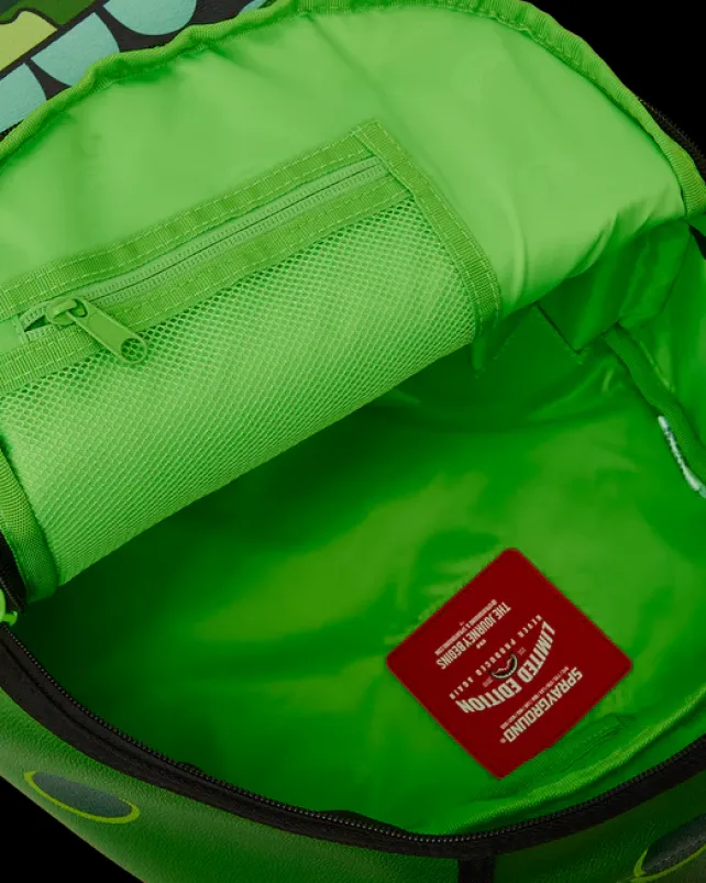 BACKPACKS>SPRAYGROUND RICK u0026 MORTY PICKLE SHARKBITE BACKPACK (DLXV)