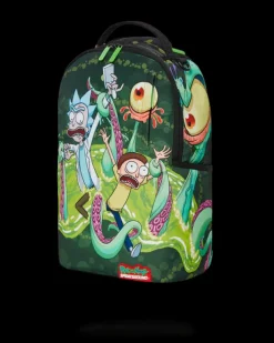BACKPACKS>SPRAYGROUND RICK u0026 MORTY PORTAL SHARKMOUTH BACKPACK (DLXR)