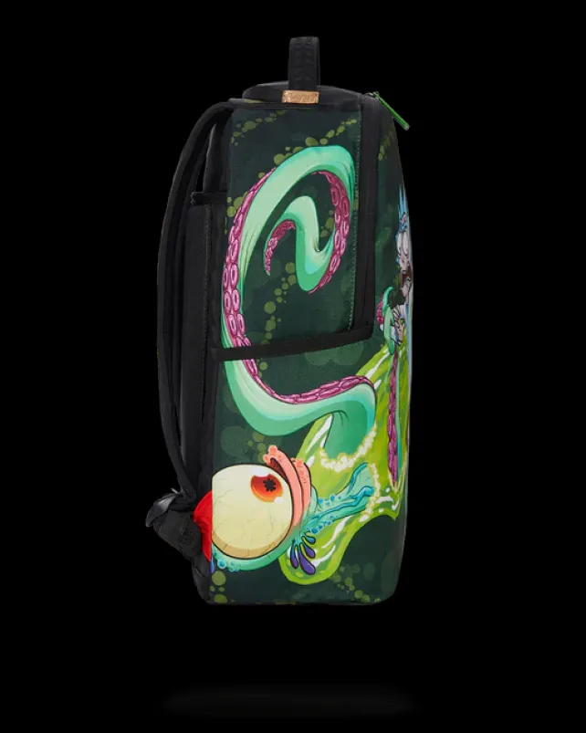 BACKPACKS>SPRAYGROUND RICK u0026 MORTY PORTAL SHARKMOUTH BACKPACK (DLXR)