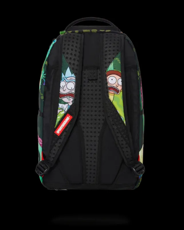 BACKPACKS>SPRAYGROUND RICK u0026 MORTY PORTAL SHARKMOUTH BACKPACK (DLXR)