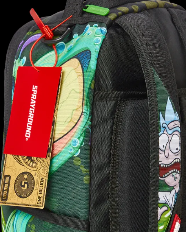BACKPACKS>SPRAYGROUND RICK u0026 MORTY PORTAL SHARKMOUTH BACKPACK (DLXR)