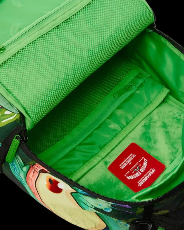 BACKPACKS>SPRAYGROUND RICK u0026 MORTY PORTAL SHARKMOUTH BACKPACK (DLXR)