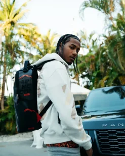 BACKPACKS>SPRAYGROUND RIP ME OPEN BACKPACK (FROSTED TRANSPARENT)