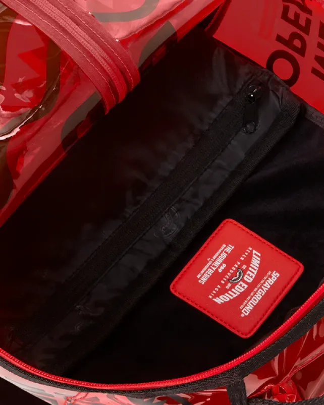 BACKPACKS>SPRAYGROUND RIP ME OPEN (RED) (VINYL)