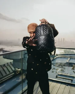 BACKPACKS>SPRAYGROUND RIVIERA BACKPACK (BLK)