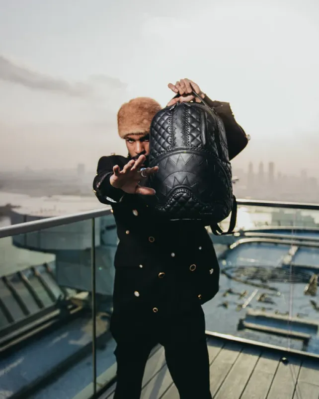 BACKPACKS>SPRAYGROUND RIVIERA BACKPACK (BLK)