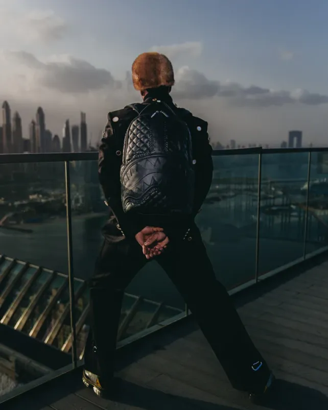 BACKPACKS>SPRAYGROUND RIVIERA BACKPACK (BLK)