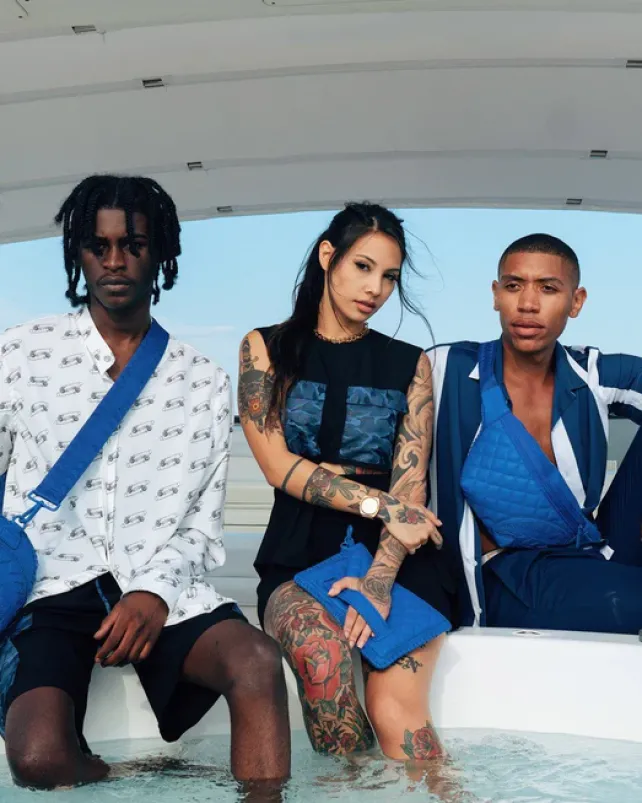 CROSSOVER CLUTCHES>SPRAYGROUND RIVIERA CROSSOVER CLUTCH