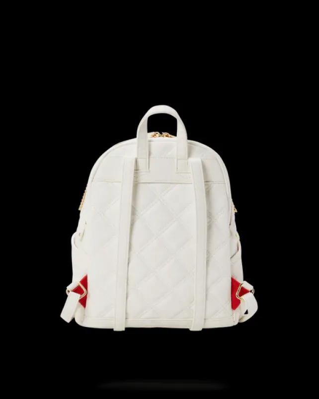SAVAGES|BACKPACKS>SPRAYGROUND RIVIERA LE BLANC GOLD CHAIN SHARK SAVAGE BACKPACK