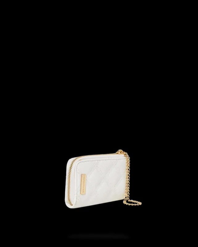WALLETS>SPRAYGROUND RIVIERA LE BLANC GOLD CHAIN SHARK WALLET