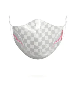 FACE MASKS>SPRAYGROUND ROSE ALL DAY VEGAN LEATHER FACE MASK