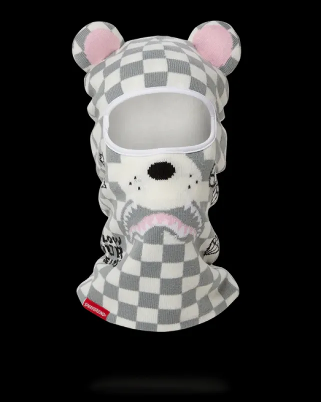 SKI MASKS|COLD WEATHER GEAR>SPRAYGROUND ROSE MONEY BEAR SKI MASK