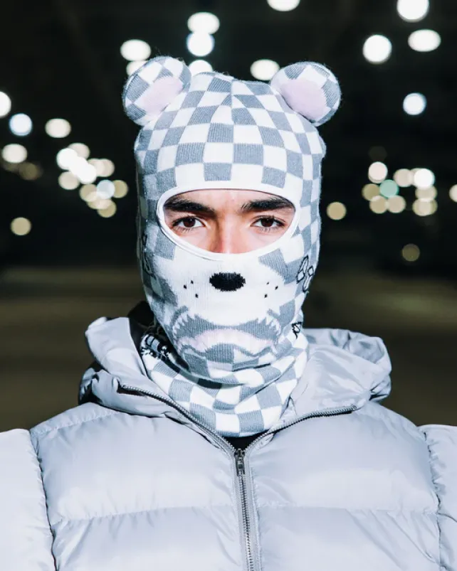 SKI MASKS|COLD WEATHER GEAR>SPRAYGROUND ROSE MONEY BEAR SKI MASK
