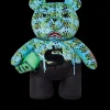 TEDDY BEAR BACKPACKS|BACKPACKS>SPRAYGROUND ROUGE THE GAWD MONEYBEAR TEDDYBEAR BACKPACK