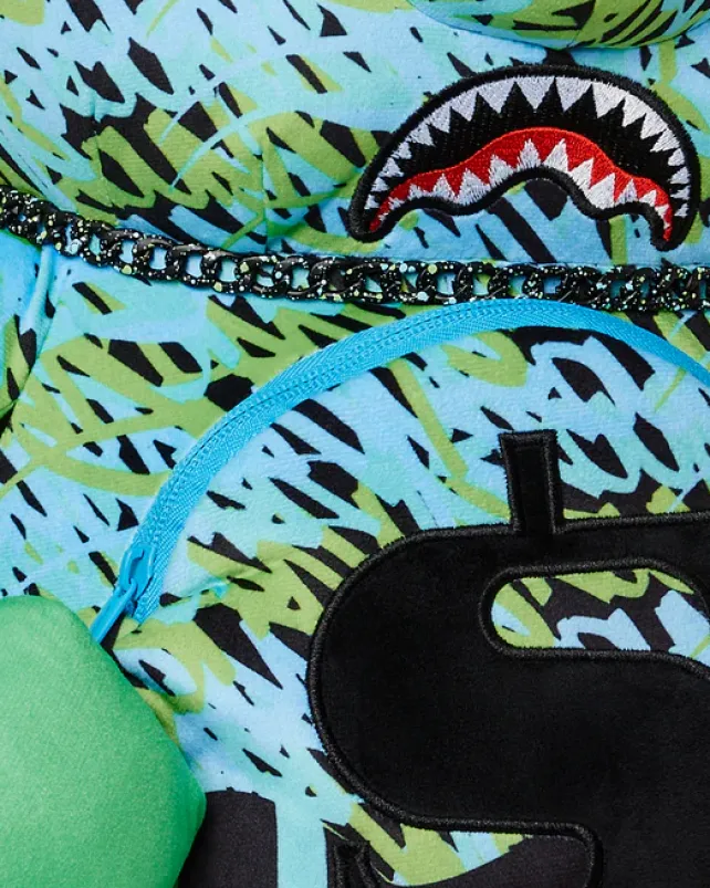 TEDDY BEAR BACKPACKS|BACKPACKS>SPRAYGROUND ROUGE THE GAWD MONEYBEAR TEDDYBEAR BACKPACK