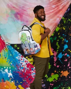 BACKPACKS>SPRAYGROUND RUGRATS REPTAR CITY SMASH BACKPACK