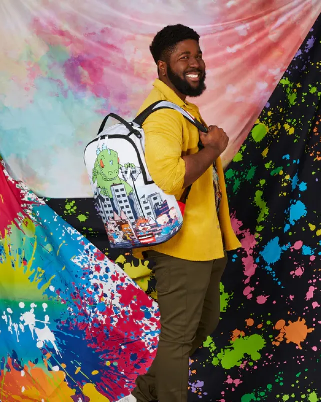 BACKPACKS>SPRAYGROUND RUGRATS REPTAR CITY SMASH BACKPACK