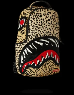 BACKPACKS>SPRAYGROUND SAFARI SHARK (PONY HAIR/LEATHER) LIMITED TO 50 PCS