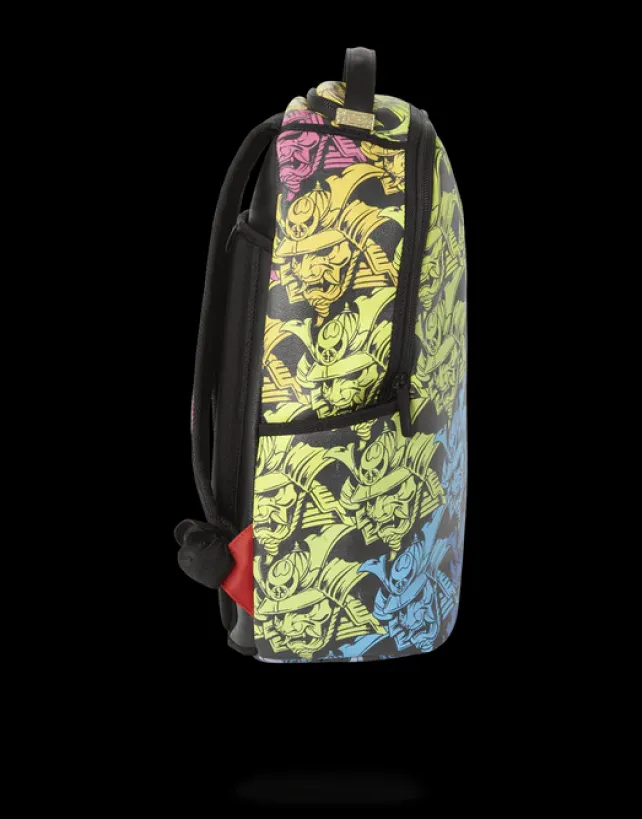 BACKPACKS>SPRAYGROUND SAMURAI HEAD REPEAT BACKPACK (ONE OF ONE)