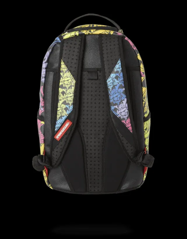 BACKPACKS>SPRAYGROUND SAMURAI HEAD REPEAT BACKPACK (ONE OF ONE)