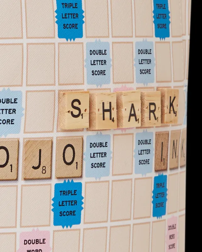 BACKPACKS>SPRAYGROUND SCRABBLE SHARK BACKPACK (DLXV)