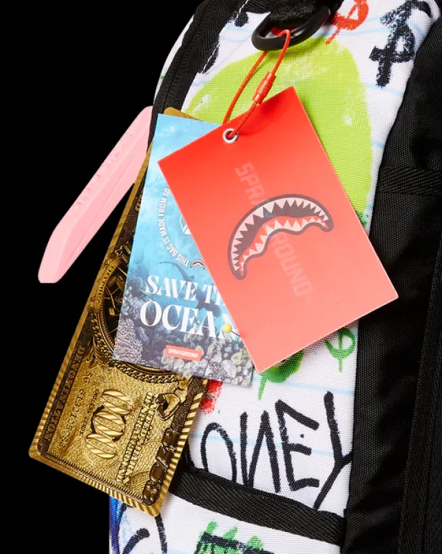 BACKPACKS>SPRAYGROUND SCRIBBLE ME RICH BACKPACK