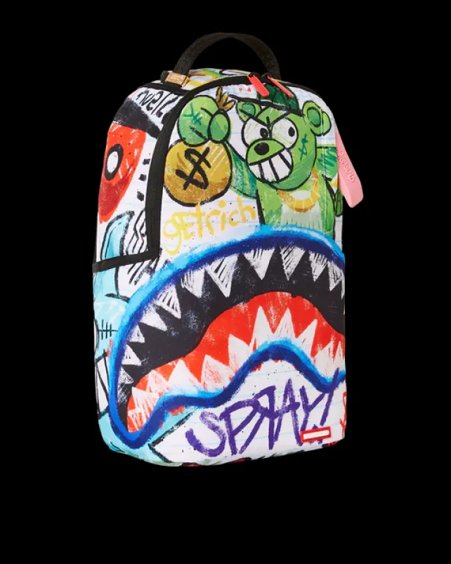 BACKPACKS>SPRAYGROUND SCRIBBLE ME RICH BACKPACK
