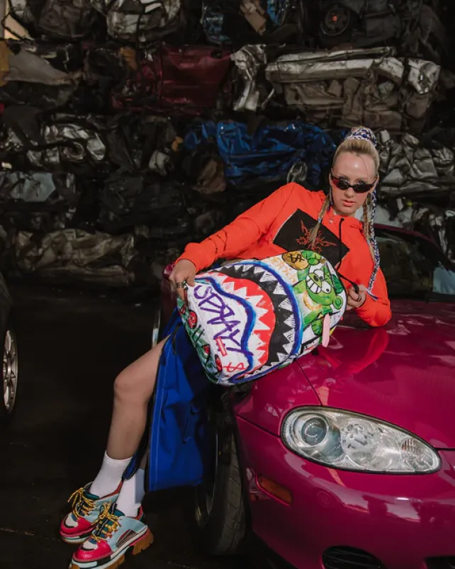 BACKPACKS>SPRAYGROUND SCRIBBLE ME RICH BACKPACK