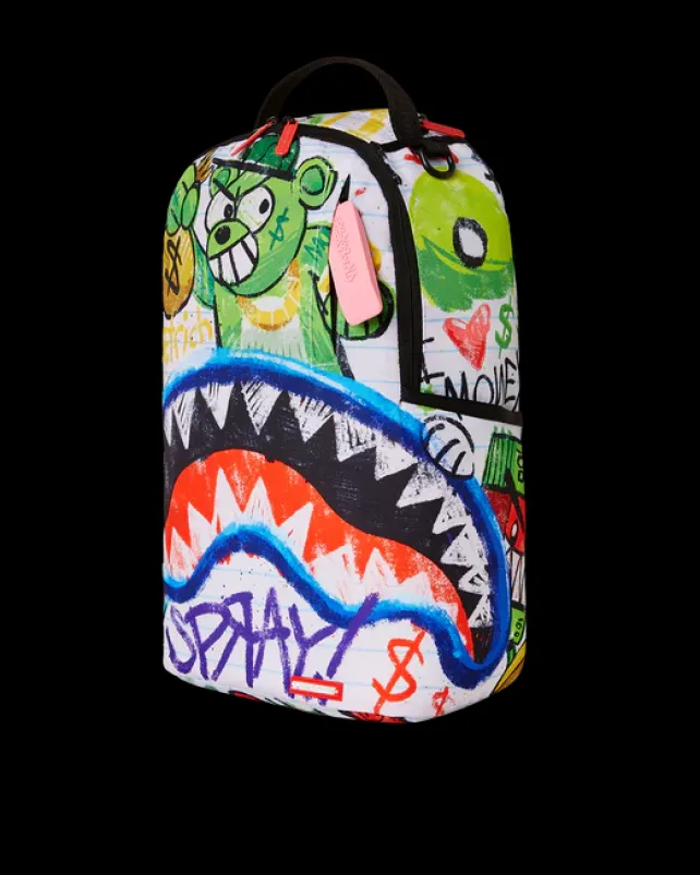 BACKPACKS>SPRAYGROUND SCRIBBLE ME RICH BACKPACK