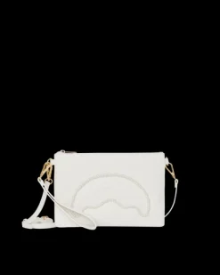 CROSSOVER CLUTCHES>SPRAYGROUND SECRET LIFE OF PEARLS CROSSOVER CLUTCH