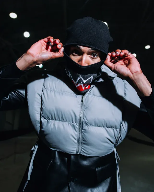 SKI MASKS|COLD WEATHER GEAR>SPRAYGROUND SEWN SHUT SKI MASK