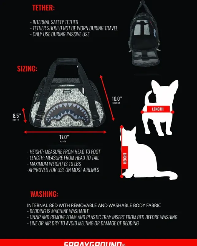 PET CARRIERS>SPRAYGROUND SG ALL DAY PET CARRIER