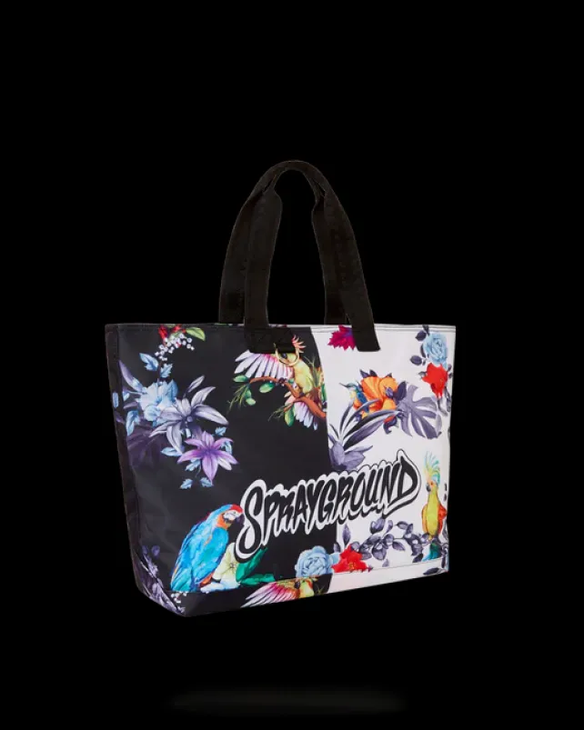 TOTES|BEACH & GYM TOTES>SPRAYGROUND SHADOW FLIGHT BEACH TOTE