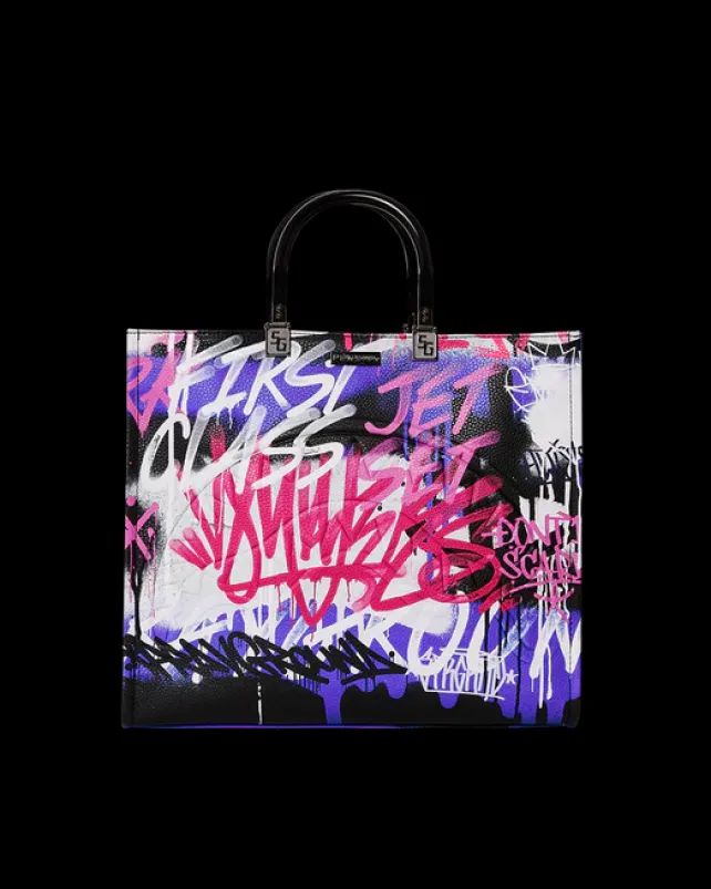 TOTES|HANDBAGS>SPRAYGROUND SHARK ATELIER TORTUGA TOTE