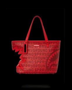 TOTES>SPRAYGROUND SHARK BITE INFARED TOTE