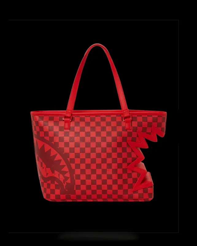 TOTES>SPRAYGROUND SHARK BITE INFARED TOTE
