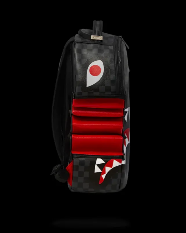 BACKPACKS>SPRAYGROUND SHARK BITE SHARKS IN PARIS GRAY BACKPACK (DLXV)