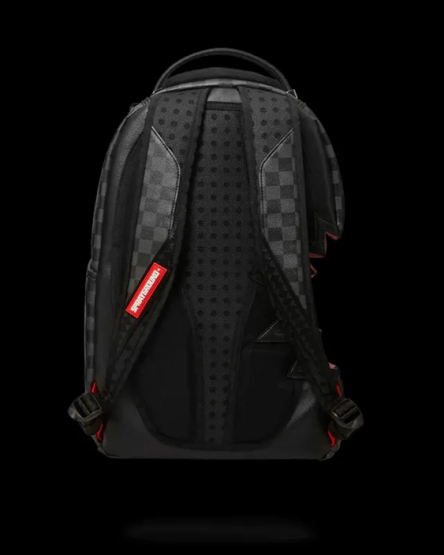 BACKPACKS>SPRAYGROUND SHARK BITE SHARKS IN PARIS GRAY BACKPACK (DLXV)
