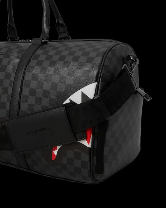 DUFFLES>SPRAYGROUND SHARK BITE SHARKS IN PARIS GRAY DUFFLE