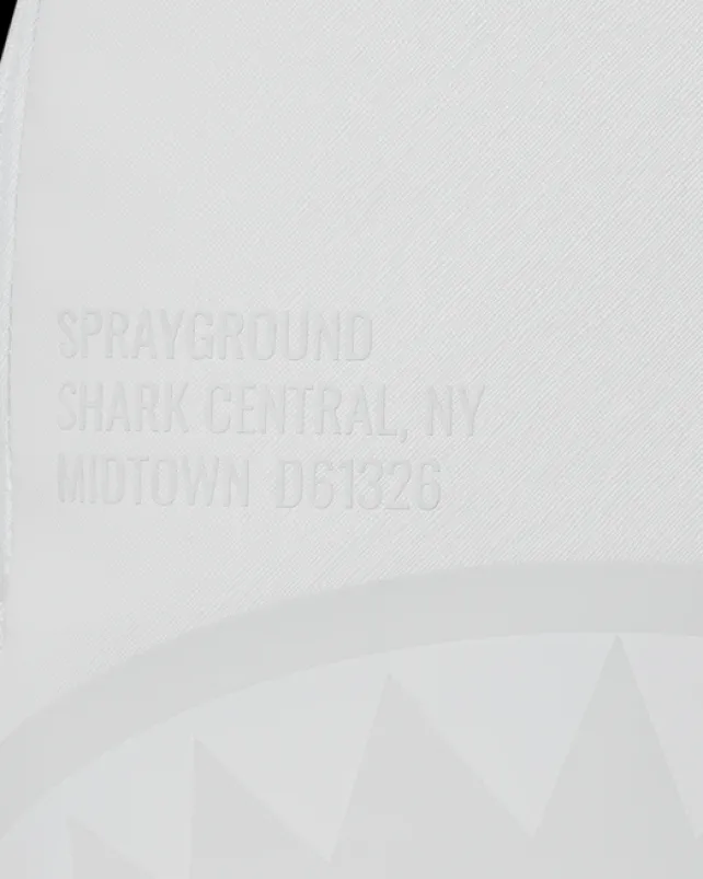 BACKPACKS>SPRAYGROUND SHARK CENTRAL BACKPACK WHT/WHT (DLXV)