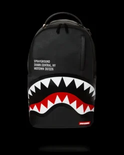BACKPACKS>SPRAYGROUND SHARK CENTRAL (BLACK) (DLXV)