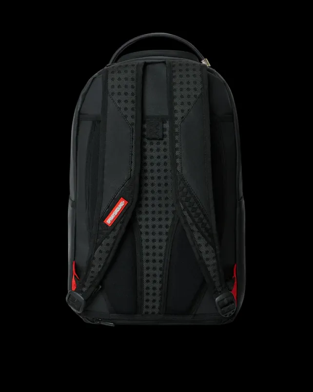 BACKPACKS>SPRAYGROUND SHARK CENTRAL (BLK ON BLK) BACKPACK (DLXV)